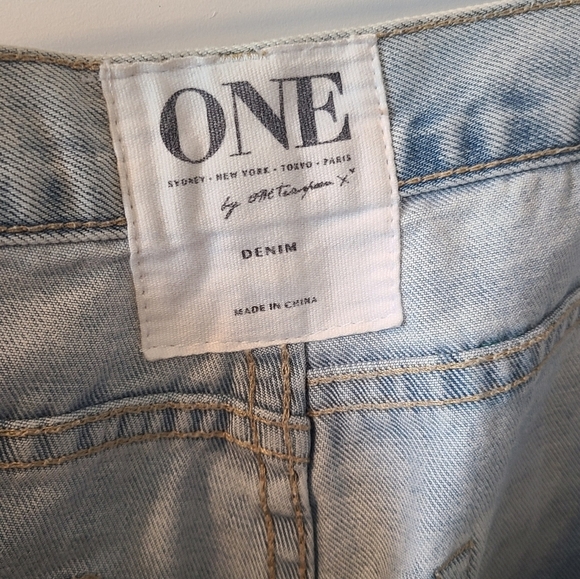 One Teaspoon Awesome Baggies Patchwork Relaxed Leg Jeans - Picture 5 of 8